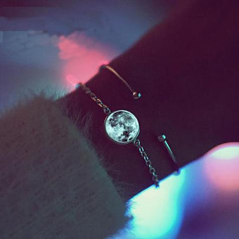 Bracelet lune blanche (lumineux) Minute Mode 
